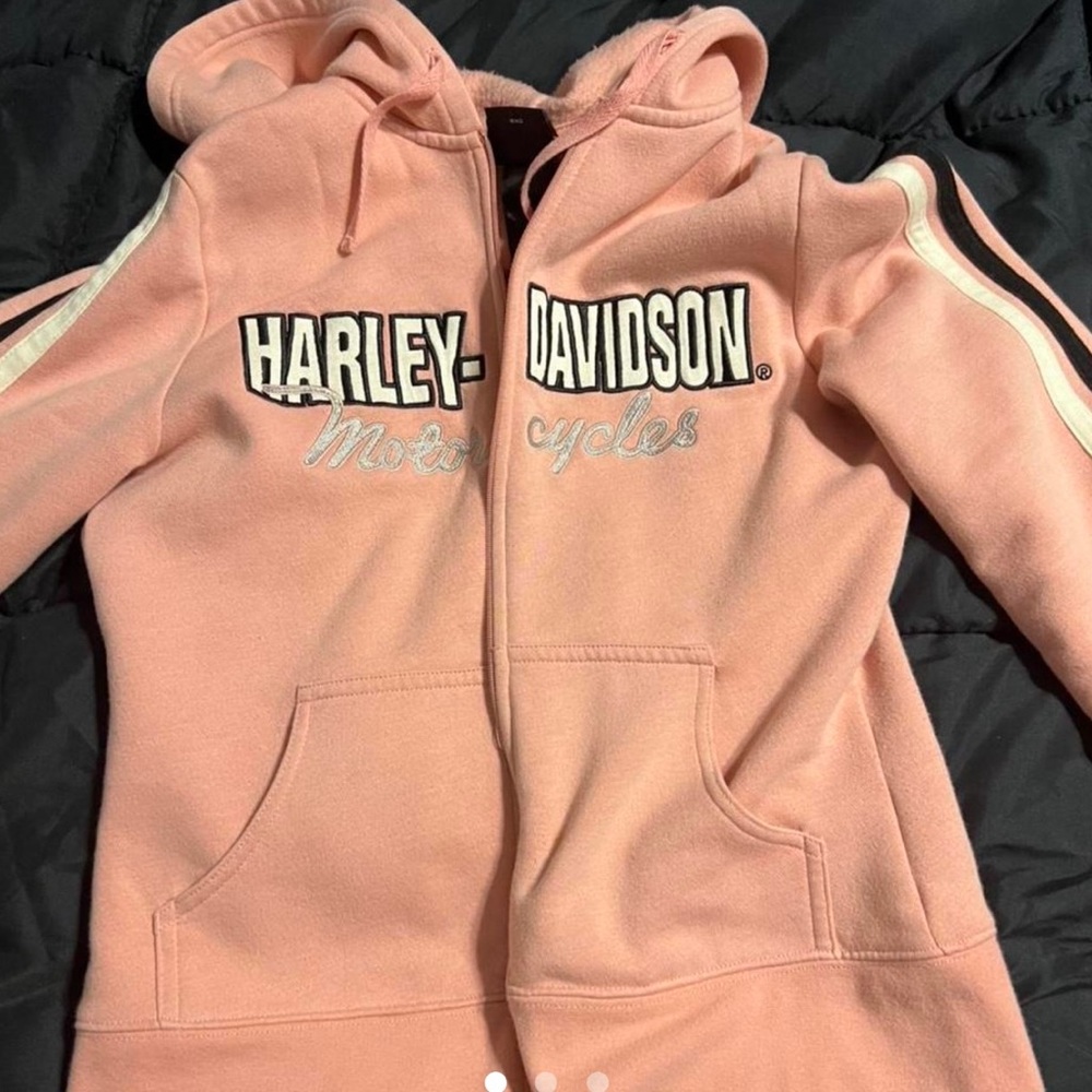 harley davidson zip up jacket